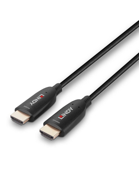 Cabluri video LINDY Cablu Lindy HDMI 8k60, fibra optica hybrid, lungime 20m, rezolutie maxima 7680x4320@60Hz 4:2:0 10bit, 3840x2