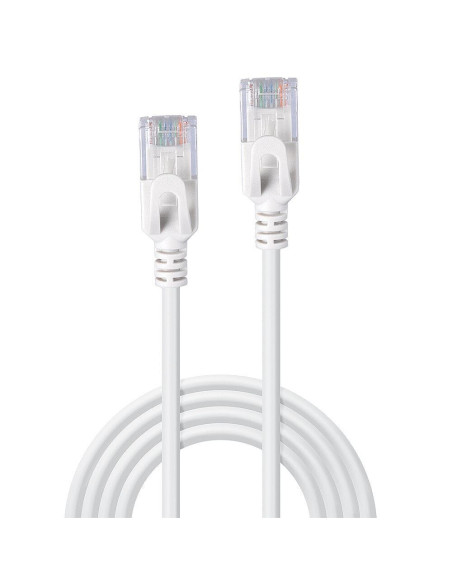 Cabluri periferice LINDY Cablu ultraslim internet Lindy, lungime 2m Cat.6A U/UTP LSZH, latime de banda suportata 500MHz, gri