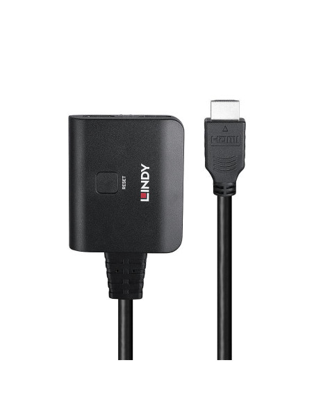 Cabluri video LINDY Cablu Lindy 2 porturi HDMI 4K60, latime de banda suportata 18Gbps, Chipset: GSV2006, lungime cablu 500 mm ne