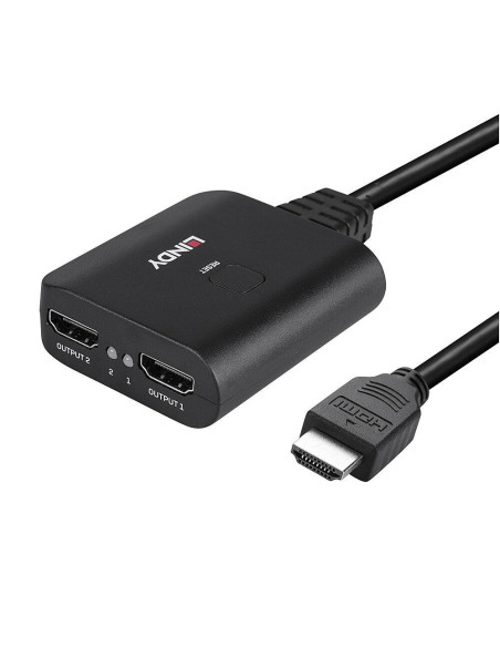 Cabluri video LINDY Cablu Lindy 2 porturi HDMI 4K60, latime de banda suportata 18Gbps, Chipset: GSV2006, lungime cablu 500 mm ne