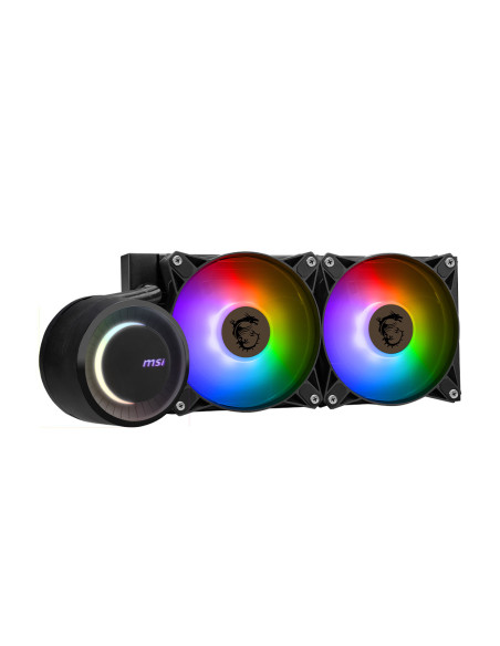 Cooler Procesor MSI Cooler Procesor MSI MAG Coreliquid E240, Lichid, 12 cm, 2 ventilatoare, aRGB
