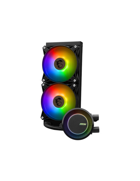 Cooler Procesor MSI Cooler Procesor MSI MAG Coreliquid E240, Lichid, 12 cm, 2 ventilatoare, aRGB