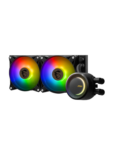 Cooler Procesor MSI Cooler Procesor MSI MAG Coreliquid E240, Lichid, 12 cm, 2 ventilatoare, aRGB