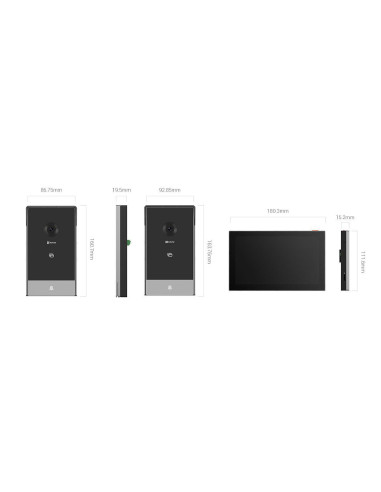 Video EZVIZ KIT VIDEOINTERFON SMART HOME 2MP...