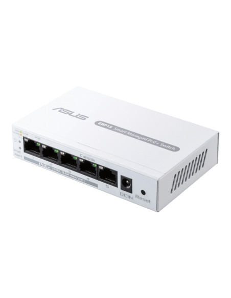 Switch-uri Asus EBP15 Switch 5 Porturi GBE, Smart managed, POE, Standarde retea: IEEE 802.1p, IEEE 802.1q, IEEE 802.3ab, IEEE 80