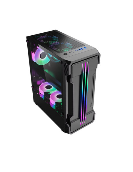Carcase PRO GAMING Carcasa PRO GAMING ZERG, RGB, Mid Tower, Black