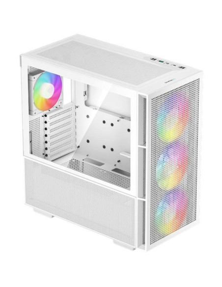 Carcase DEEPCOOL Carcasa DEEPCOOL CH560 WH, RGB, Mid Tower, White