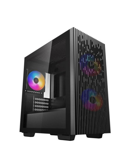 Carcase DEEPCOOL Carcasa DEEPCOOL MATREXX 40 3FS, RGB, Mini Tower, Black