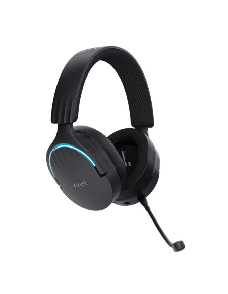 Casti audio TRUST Casti Gaming Head-band TRUST GXT 491 Fayzo, Wireless/Wired, Negru