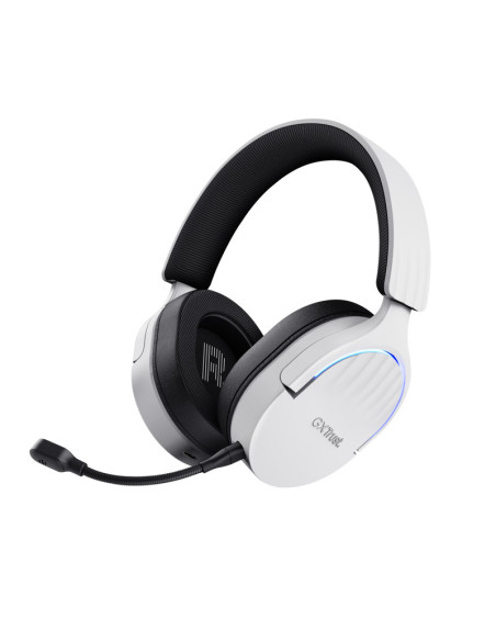 Casti audio TRUST Casti Gaming Head-band Trust GXT 491W FAYZO, Wireless/Wired, Alb