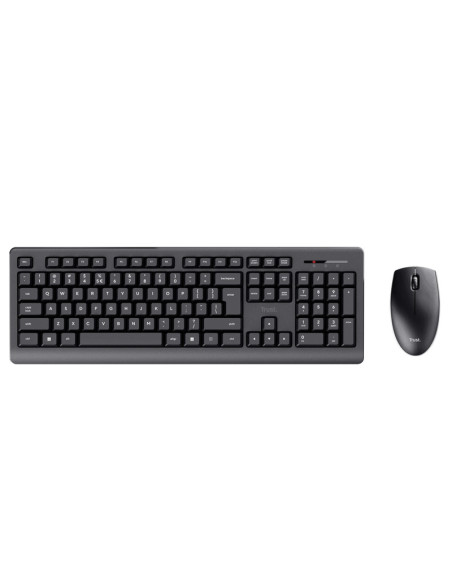 Kit mouse tastatura TRUST Kit Wireless tastatura si mouse TRUST Primo, taste numerice, Negru