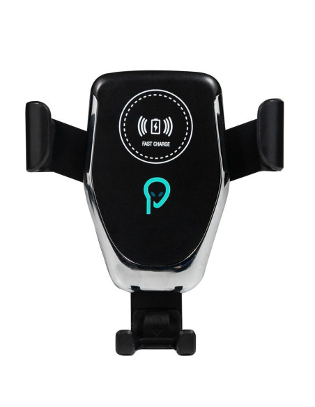 Accesorii SPACER Suport auto si incarcator wireless SPACER pt. SmartPhone 2 in 1, fixare in grilaj, incarcare wireless Qi 10W