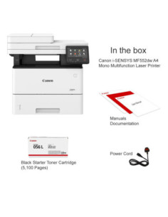 Canon MF552DW, Multifunctional laser mono dimensiune A4 2