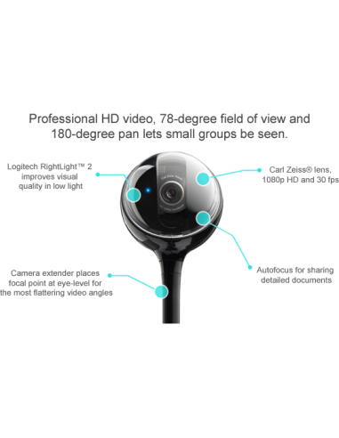 Camere Web LOGITECH Camera Web Logitech BCC950...