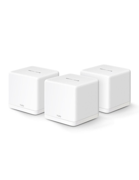 Routere Wireless Mercusys Halo H60X(3-pack) Whole mesh Wi-Fi6 system, AX1500, Dual-band, Standarde wireless: IEEE 802.11ax/ac/n/