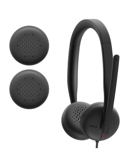Casti audio DELL Casti Head-band DELL WH3024, Wired, noise-canceling, Negru