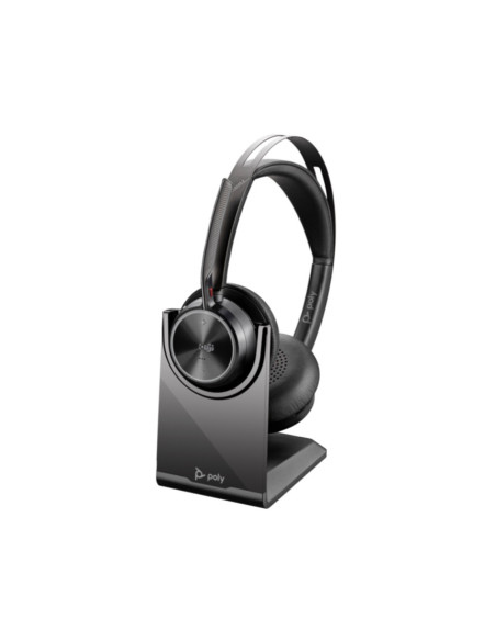 Casti audio HP Casti Head-band Poly Voyager Focus 2, Wireless, noise-canceling, Negru