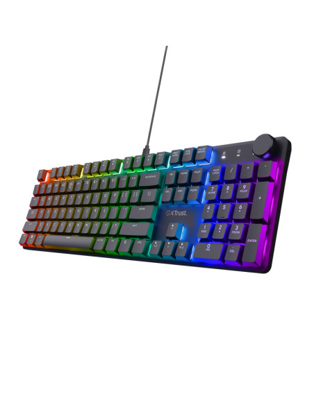 Tastaturi TRUST Tastatura Mecanica Gaming Trust GXT 866 Torix, RGB, USB, Negru