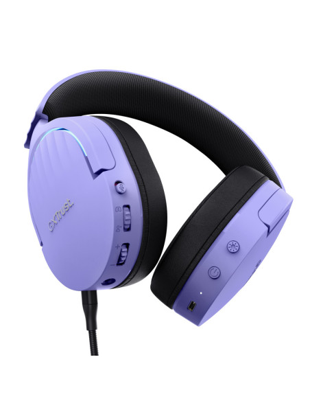 Casti audio TRUST Casti Gaming Head-band Trust GXT 491P FAYZO, Wireless/Wired, mov