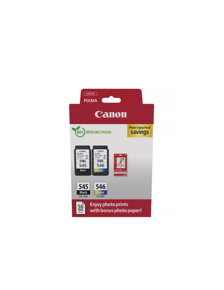 Cartuse cerneala CANON Cartus Canon PG-545/CL-546 PHOTO VALUE PACK, Black, Cyan, Magenta, Yellow