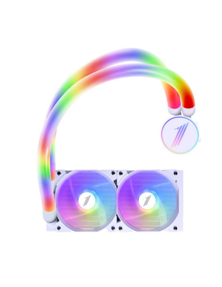 Cooler Procesor 1st PLAYER Cooler Procesor 1stPLAYER MT(IS)-240-WH, Lichid, 12 cm, 2 ventilatoare, aRGB