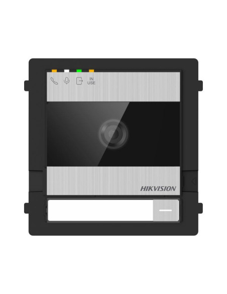 Video HIKVISION Post exterior videointerfon modular 2 fire Hikvision DS-KD7003EY-IME2, fara carcasa, camera 2MP, 1 buton, microf