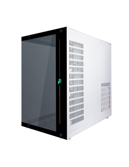 Carcase 1st PLAYER Carcasa 1stPLAYER Gaming SP8-wh SteamPunk, ATX, 7 ventilatoare aRGB, telecomanda, alb