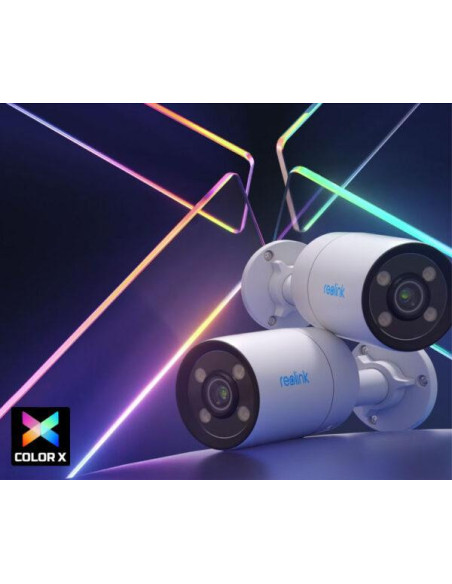 Camere supraveghere IP REOLINK CAMERA COLORX P320X IP 4MP 2K BULLET EXT