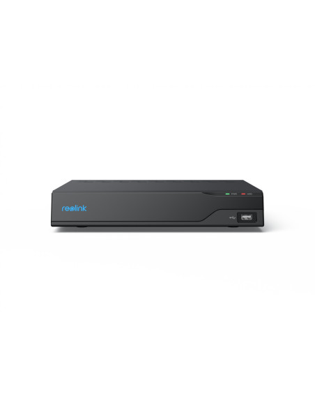 NVR REOLINK NVR Reolink RLN16-410 NVS16 Canale IP: 16 POE Rezolutie: 12MP Iesiri video: 1HDMI, 1VGA, ethernet ports(16x RJ-45 Po