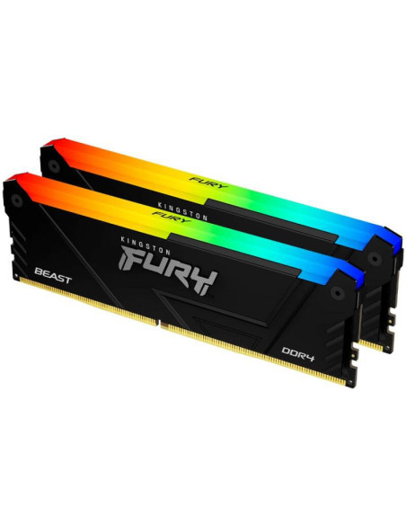 Memorii RAM Desktop KINGSTON Memorie RAM Kingston FURY Beast RGB, 32 GB DDR4, 3200 MHz, CL16