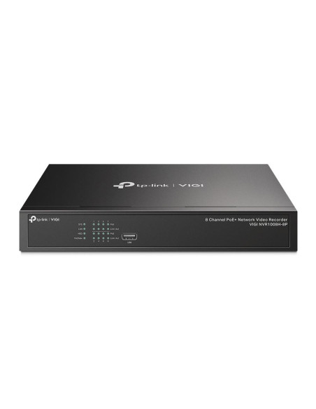 NVR TP-LINK NVR PoE TP-Link VIGI 8 canale 1008H-8MP 53W, 8 MP,1 SATA Interface, max 16TB(neinclus), H.265+ ONVIF, etecție mișcar