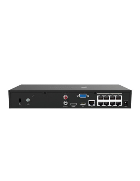 NVR TP-LINK NVR PoE TP-Link VIGI 8 canale 1008H-8MP 53W, 8 MP,1 SATA Interface, max 16TB(neinclus), H.265+ ONVIF, etecție mișcar