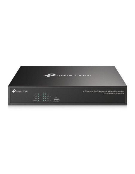 NVR TP-LINK NVR PoE TP-Link VIGI 4 canale 1004H4P 53W, 8 MP,1 SATA Interface, max 10TB(neinclus), H.265+ ONVIF