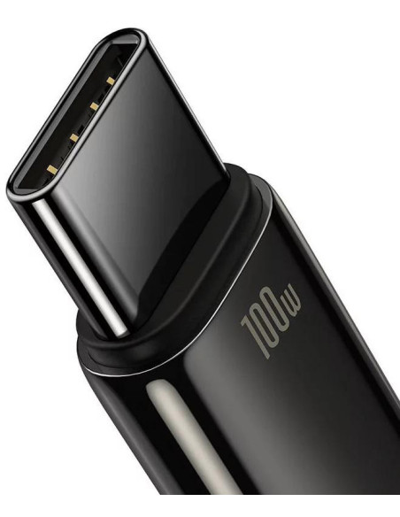 Cabluri periferice BASEUS Cablu alimentare si date Baseus, Fast Charging Data Cable pt. smartphone, USB la USB Type-C (T), 100W,