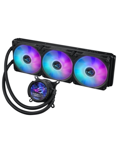 Cooler Procesor ASUS Cooler Procesor ASUS ROG Strix LC III 360 ARGB, Lichid, 12 cm, 3 ventilatoare, aRGB
