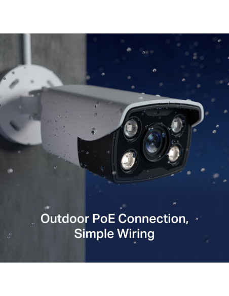 Camere supraveghere IP TP-LINK Camera IP Bullet TP-Link VIGI C340(2.8mm), 4MP, Lentila 2.8mm, IR+WL 30ml, rezolutie video 2560 X