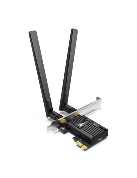 Routere Wireless TP-Link Adaptor PCle Wi-Fi 6 AX3000 WI-FI 6 cu Bluetooth 5.2 ARCHER TX55E, 2× Antene Dual-Band High-Gain, Stand