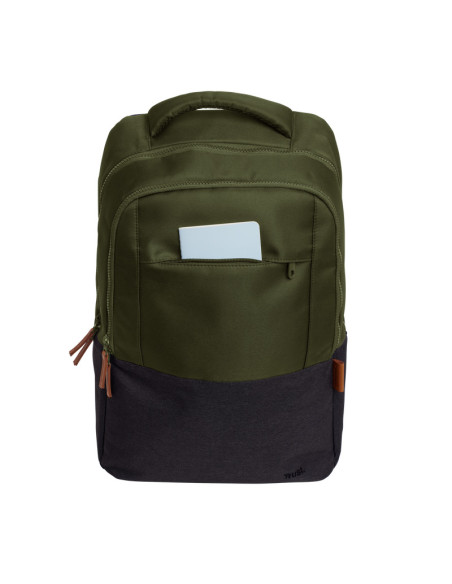 Rucsac laptop Trust Lisboa pentru laptop-uri cu diagonala de 16", material POM, RPET Polyester, RPET twill polyester, volum 23 L