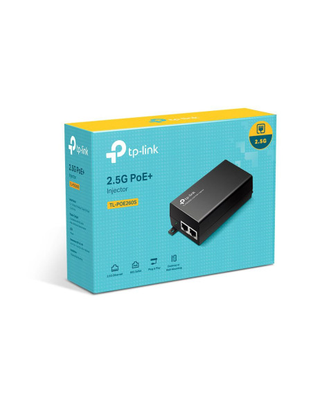 Accesorii switch-uri TP-LINK "2.5G PoE+ Injector Adapter PORT: 1× 2.5G PoE Port, 1× 2.5G Non-PoE Port SPEC: 802.3at/af Compliant