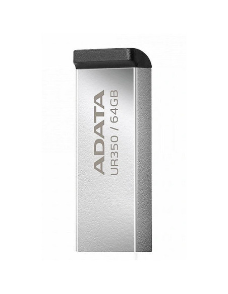 Memorii USB ADATA Memorie USB ADATA UR350 64 GB, USB 3.2, Argintiu