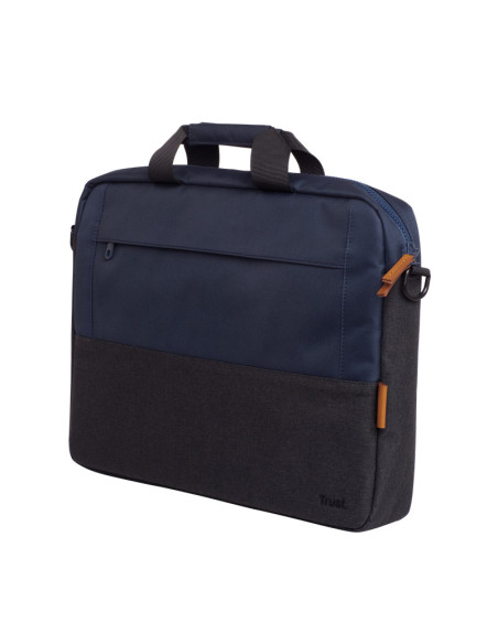 Geantă laptop TRUST Geanta laptop Trust Lisboa, pentru laptopuri cu diagonala pana in 15.6",2 compartimente, material POM, RPET