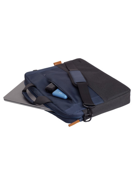 Geantă laptop TRUST Geanta laptop Trust Lisboa, pentru laptopuri cu diagonala pana in 15.6",2 compartimente, material POM, RPET