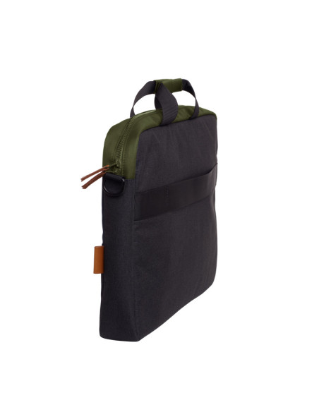 Geantă laptop TRUST Geanta laptop Trust Lisboa, pentru laptopuri cu diagonala pana in 15.6", 2 compartimente, material POM, RPET