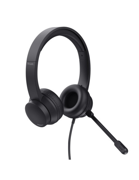 Casti audio TRUST Casti Trust Ayda cu fir, negru