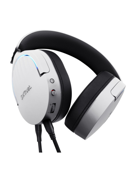 Casti audio TRUST Casti Head-band Trust GXT 490 FAYZO, Wired, alb