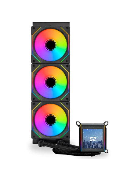 Cooler Procesor LIAN LI Cooler Procesor Lian Li GALAHAD II LCD SL-INF, Lichid, 36 cm, 3 ventilatoare, aRGB