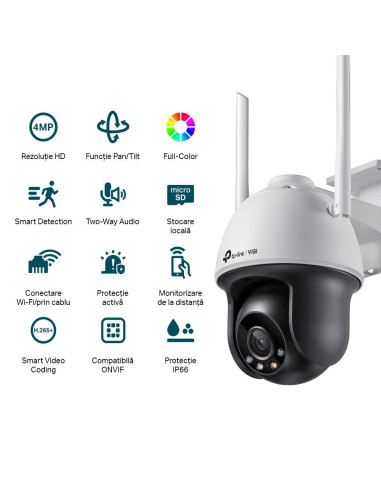 Camere supraveghere IP TP-LINK TPL VIGI 4MP...