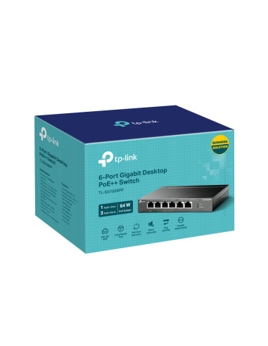 Switch-uri TP-LINK TPL SW 6P-GB POE-3P UNMNGD DESK