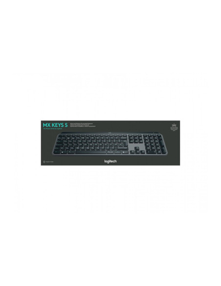 Tastaturi LOGITECH Tastatura Logitech MX Keys S, Wireless, Gri