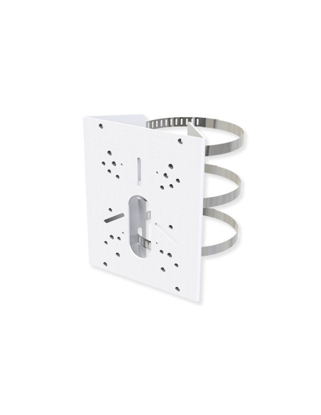Accesorii MILESIGHT TECHNOLOGY Suport stalp A01, utilizare la montarea camerelor pe stalpi cu diametru 102-127mm, compatibil cu: